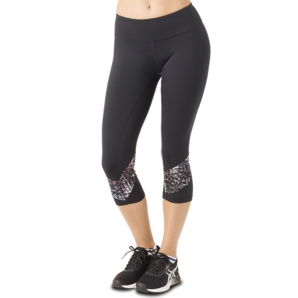 Asics Cropped Workout Pants Size Medium